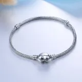 Women's DIY Adjustable 3mm Snake Bone Silver Basic Chain Charm Jewelry