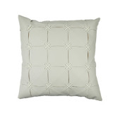 PU Leather Cross Design Decorative Throw Pillow Case Cushion Covers For Sofa Couch Bed Chair