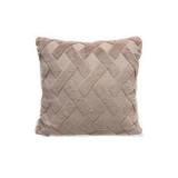 Cross Check Style Soft Velvet Decorative Throw Pillow Covers