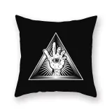 Halloween Holiday Hugging Pillow Case Cartoon Skull Hand Cushion Cover Sofa Cushion