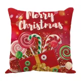 Linen Home Decoration Christmas Envelope Lollipop Throw Pillow Sofa Throw Pillow Case