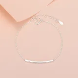 Silver Dolphins Stars Beads Heart Clavicle Pendant Chain Jewelry Bracelet