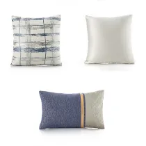 3PCS Home Cotton Decorative Throw Luxury Pillow Case Cushion Covers For Sofa Couch Bed Chair