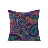 4PCS Home Cotton Decorative Printing Throw Pillow Case Cushion Covers For Sofa Couch Bed Chair