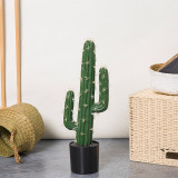 Artificial Plant Potted Cactus Column Green Plant Bonsai Decoration