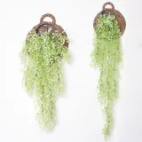 Single Artificial Plant Golden Bell Willow Wall Hanging Flower Rattan Wall Decoration