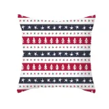 Home Decoration Striped Christmas Tree Pillowcase Cushion Pillow Cover