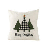 Home Decoration Christmas Tree Pillowcase Cushion Pillow Cover