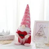 2PCS Easter Heart Envelope Bear Gnomes Faceless Plush Doll Holiday Decorations