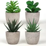 Artificial Aloe Succulent Mini Pulp Potted Basin Balcony Decoration