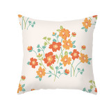 4PCS Home Cotton Decorative Flower Throw Pillow Case Cushion Covers For Sofa Couch Bed Chair