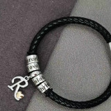 Knitting Bracelets Letter A-Z Custom Stainless steel Jewelry Gift
