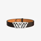DIY V-Shape Diamonds Leather Bracelets Custom Name Engraved Gift For Dad Mom Friends