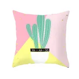 4PCS Home Cotton Decorative Fruits Printing Throw Pillow Case Cushion Covers For Sofa Couch Bed Chair