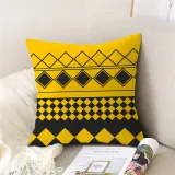 4PCS Home Cotton Decorative Geometry Throw Pillow Case Cushion Covers For Sofa Couch Bed Chair