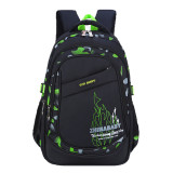 Primary School Flame Pattern Lightweight Waterproof Backpack School Bag