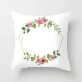 4PCS Flowers Love Home Cotton Decorative Throw Pillow Case Cushion Covers
