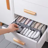 Drawer Organizer Divider Folable Closet Storage Box For Socks Shirt Pants Underwear