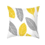 4PCS Home Cotton Decorative Slogan Pattern Throw Pillow Case Cushion Covers For Sofa Couch Bed Chair