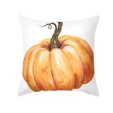 Pumpkin Print Thanksgiving Pillowcase Peach Skin Pillowcase