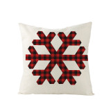 Home Decoration Christmas Snowflake Pillowcase Cushion Pillow Cover