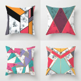 4PCS Geometric Marbling Home Decorative Throw Pillow Case Cushion Covers