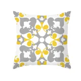 4PCS Home Cotton Decorative Slogan Pattern Throw Pillow Case Cushion Covers For Sofa Couch Bed Chair