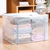 Transparency Storage Box Waterproof Dustproof for Bedroom Clothes Toys Storage