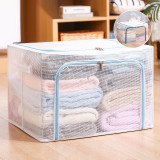 Transparency Storage Box Waterproof Dustproof for Bedroom Clothes Toys Storage
