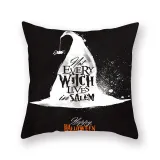 Halloween Holiday Pillowcase Cartoon Letter Cushion Cover Sofa Cushion