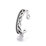 9PCS Silver Vintage Love Forever Stackable Finger Punk Rings Set