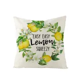 4PCS Home Cotton Decorative Sunflower Throw Pillow Case Cushion Covers For Sofa Couch Bed Chair