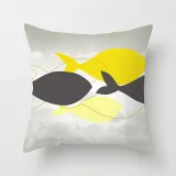 4PCS Fish Home Cotton Decorative Throw Pillow Case Cushion Covers