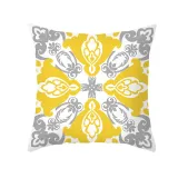 4PCS Home Cotton Decorative Slogan Pattern Throw Pillow Case Cushion Covers For Sofa Couch Bed Chair