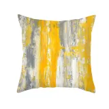 4PCS Home Cotton Decorative Multicolor Oil Painting Throw Pillow Case Cushion Covers For Sofa Couch Bed Chair