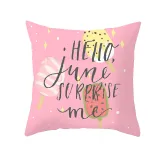 4PCS Home Cotton Decorative Fruits Printing Throw Pillow Case Cushion Covers For Sofa Couch Bed Chair