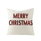 Home Decoration Christmas Snowflake Pillowcase Cushion Pillow Cover