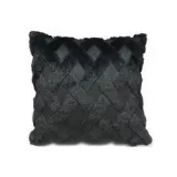 Cross Check Style Soft Velvet Decorative Throw Pillow Covers