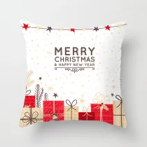 Home Decoration Christmas Gift Pillowcase Cushion Pillow Cover