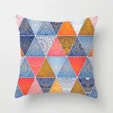 4PCS Home Cotton Decorative Multicolor Bohemia Throw Pillow Case Cushion Covers For Sofa Couch Bed Chair