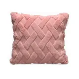 Cross Check Style Soft Velvet Decorative Throw Pillow Covers