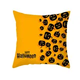 Halloween Holiday Cartoon Pumpkin Pillow Cushion Cover Pillowcase