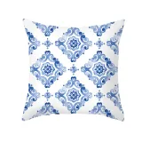 4PCS Chinese Style Geometry Decorative Throw Pillow Case Cushion Covers For Sofa Couch Bed Chair