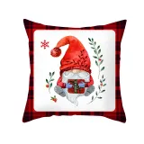 Santa Claus Pillowcase Home Decoration Christmas Cushion Pillow Cover