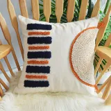 Boho Tassel Decorative Throw Pillow Cushion Cover Bohemia Tufted Pillow Case