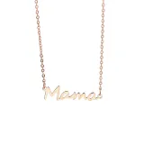 Mama Letter Necklace Ring Bracelet Dainty Jewelry Set Gift For Mom