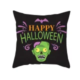 Halloween Holiday Pumpkin Skull Pillowcase Cushion Pillow Cover