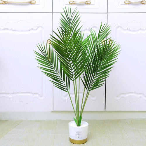 Artificial Chrysalidocarpus Lutescens Potted Landscape Home Living Room Indoor Tabletop Green Plant Decoration
