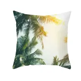4PCS Home Cotton Decorative Sandbeach Throw Pillow Case Cushion Covers For Sofa Couch Bed Chair