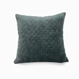 Soft Luxury Velvet Modern Quilted Cushion Covers for Sofa Couch Living Room Bedroom